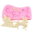 thumbnail image 4 of para Tartas DIY Silicona Santa Claus Elk s Herramientas para Hornear para Navidad, 4 of 9