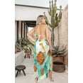 thumbnail image 4 of HAPPY BAY Women's Beachwear Sarong Coverups Bikini Skirt Swim Cover up Summer Wraps Swimwear Beach Wrap Skirts for Women One Size Sea Shell, Green, 4 of 5