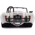 thumbnail image 2 of Big Time Muscle 1:24 1965 Shelby Cobra 427 S/C Die-cast Car White/Black Stripes Play Vehicles(Selections May Vary), 2 of 4