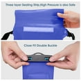 thumbnail image 3 of MATEPROX Waterproof Phone Pouch with Lanyard/Arm/Waist Strap, [2 Packs] Style Universal Water Proof Case Bags for iPhone 13/12/11 Pro Max/XR/SE/Galaxy S22-Blue, 3 of 7