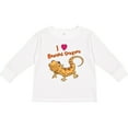 thumbnail image 3 of Inktastic I Love Bearded Dragons Boys or Girls Long Sleeve Toddler T-Shirt, 3 of 5