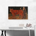 thumbnail image 2 of ARTCANVAS Farmer With a Bull Canvas Art Print by Niko Pirosmani - Size: 26" x 18" (1.50" Deep), 2 of 9