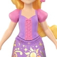 thumbnail image 4 of Disney Princess Rapunzel Posable Small Doll in Shiny Outfit with Removable Skirt, Inspired by Movie, 4 of 6
