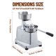 thumbnail image 2 of Yeshouse Máquina para hacer hamburguesas, prensa comercial de acero inoxidable y aleación de grado alimenticio, herramienta robusta para formar carne en la cocina, 2 of 7