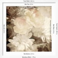 thumbnail image 5 of Art.com Art Floral Vintage Sepia Blurred Background with White Asters and Roses Art Print by Irina QQQ, White Frame Wall Art, 38" x 38", 5 of 5