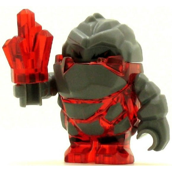 LEGO Power Miner Minifig Rock Monster Meltrox Trans-Red