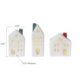 thumbnail image 2 of Led Ceramic House Set Of 3, 2 of 3
