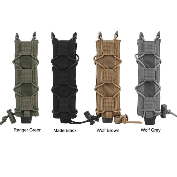 Rifle Pistol Single Bag para MP5/MP7 Molle Mag Pouch Airsoft Accesorios (Verde)
