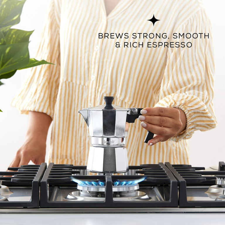 Stovetop Espresso Moka Coffee Maker: Milano - Blue 3 cup – Bald