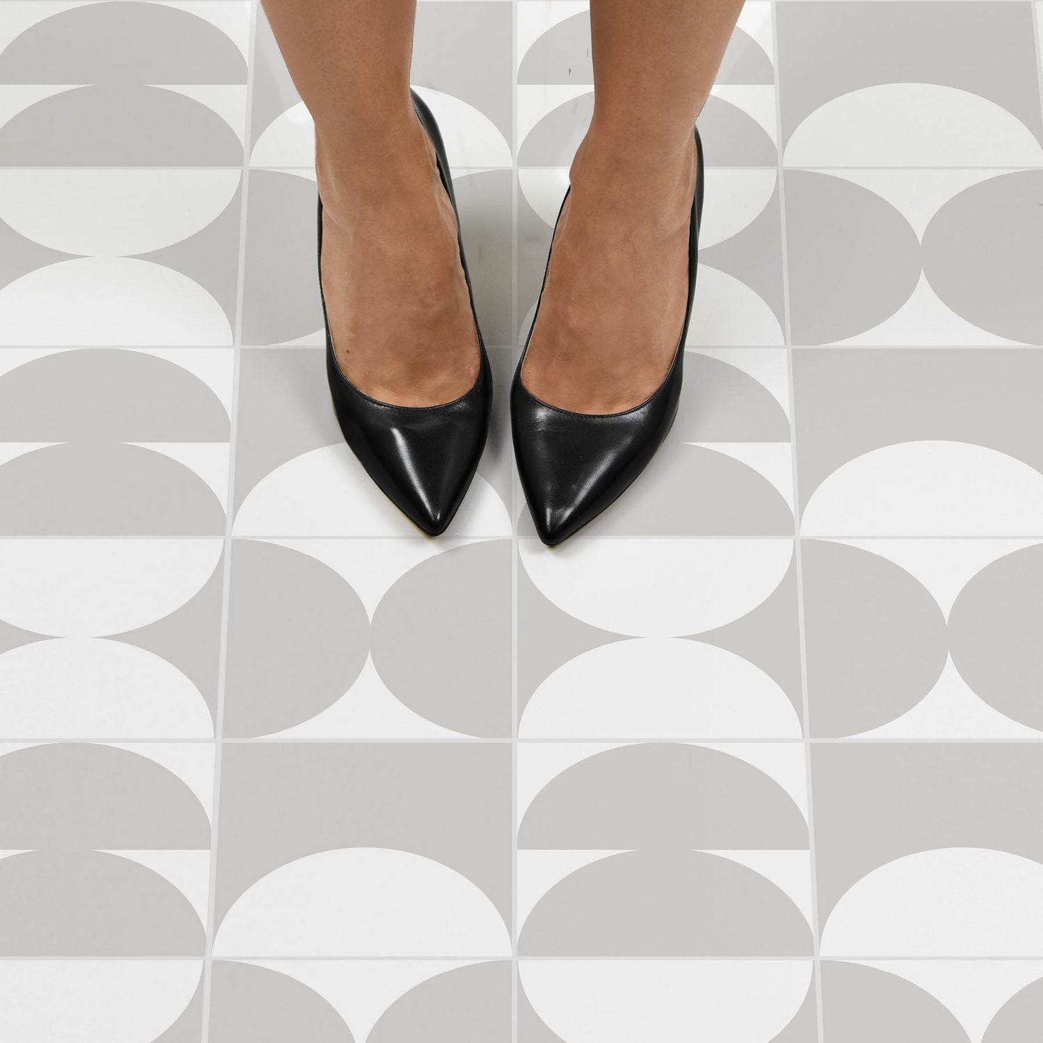 FloorPops Eclipse Peel and Stick Floor Tiles Set of 2