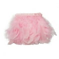 thumbnail image 5 of BalsaCircle 39" Pink Natural Turkey Feathers Trim Satin Ribbon Wedding Decorations, 5 of 5