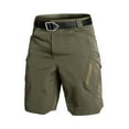 thumbnail image 4 of NAFUU Cargo Shorts for Men Stretch Waist Casual Lightweight Relaxed Fit Hiking Outdoor Work Shorts Pockets Summer Men's Shorts Stretch Work Shorts, 4 of 4