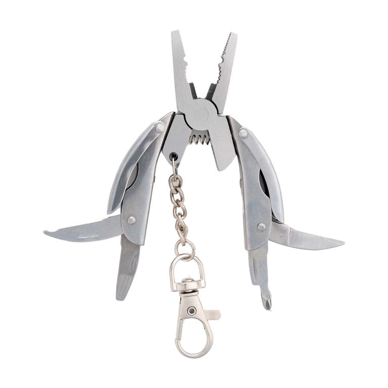 Ozark Trail 9 in 1 Mini Fishing Multi Tool, Compact Stainless