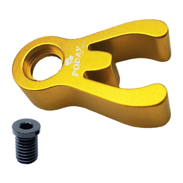 Soporte ligero para tija de manillar para bicicletas plegables Brompton. oro