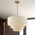 thumbnail image 5 of Livex Lighting - Bellingham - 4 Light Pendant In Mid-Century Modern Style-22.5, 5 of 14