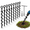 Round Head-8PACK, variant on Round Head-8PACK 15 In Steel Screw-in Ground Anchors For Trampolines And Outdoor