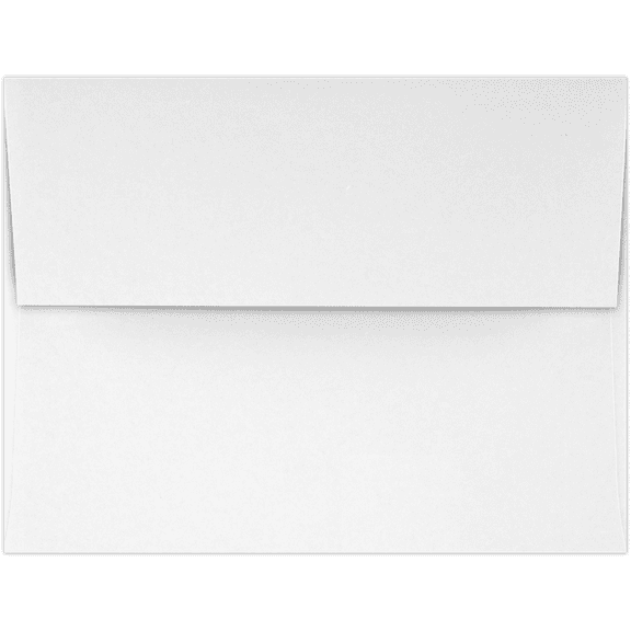 LUXPaper A2 Peel & Press Invitation Envelopes, 4 3/8 x 5 3/4, 60 lb. White, 500 Pack