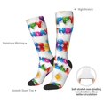 thumbnail image 5 of Women's Knee High Socks Happy Birthday Thermal Soft Knee Long Socks, 5 of 7