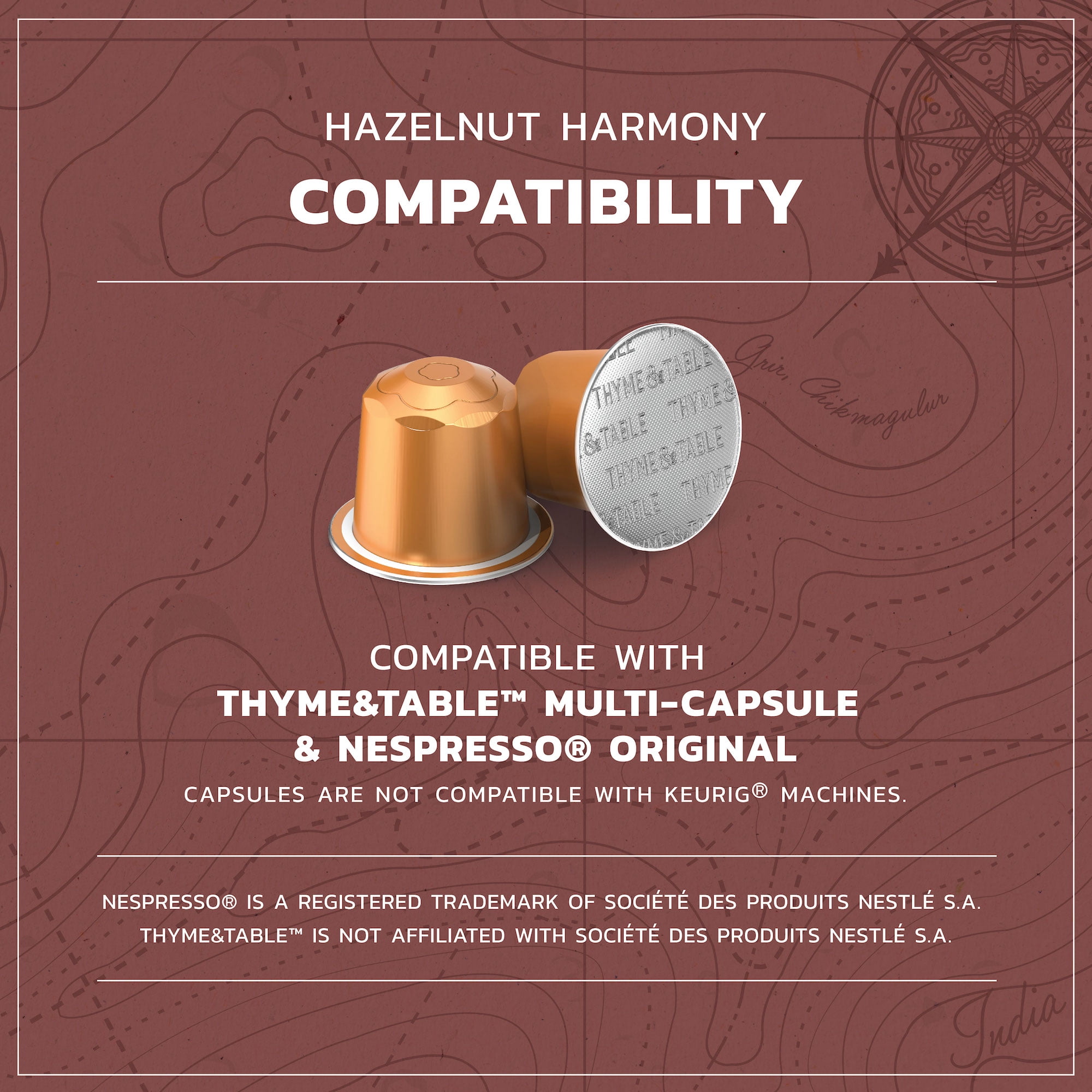 (3 pack) Thyme & Table Espresso Capsules, Medium Roast, Hazelnut Harmony