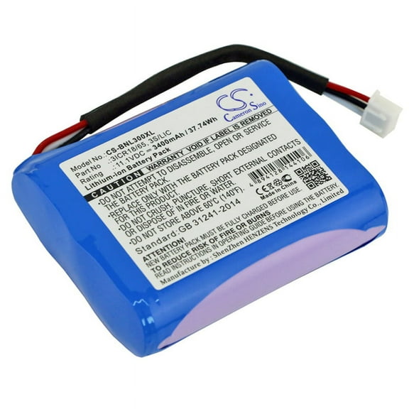 3ICR18/65, 3S/LIC High Capacity Battery for Bang & Olufsen BeoPlay A3, 3400mAh - sold by smavco