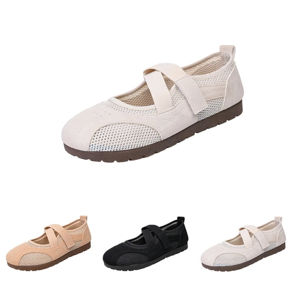 Taqqpue Women's Flats Shoes Women's Casual Flat Loafer Shoes for Women