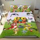thumbnail image 1 of Leo y Tig Conjunto de sábanas temático, trío de piezas, cómodo y amigable con la piel, diseño único, regalo de decoración para el hogar para familiares, amigos y fans,173cm *218cm, 1 of 6