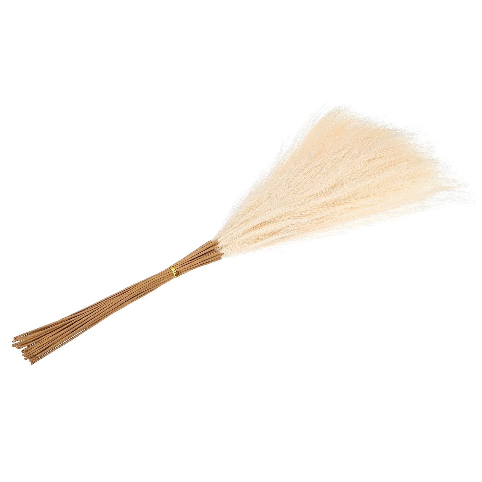 Uxcell 24" Pampas Grass Decor 30Pcs Artificial Pampas Grass Bulk Fluffy Faux Pampas Grass Small Dried For Beige