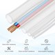 thumbnail image 3 of Manga de cable de silicona Uxcell de 3 m, tubo de silicona clara de 10 mm, organizador de cables, revestimiento de protección, 3 of 6
