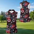 thumbnail image 3 of Aplkyhs 4th of July Funny Couple Golf Shirts Racerback Design Golf Tank Top Lightweight Athletic Sleeveless Shirts Machine Washable for Yoga or Daily Wear Quick Dry, 3 of 6