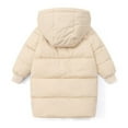 thumbnail image 5 of KAUOD Boys Girls Hooded Puffer Coats Snap Buttons Winter Warm Outwear Kids Thick Down Jackets with Pockets Windproof, 5 of 8