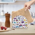 thumbnail image 2 of Yayeee Napkin Holder for Table Kitchen Paper Tissue Organization, Purple Doodle Pattern, 2 of 8