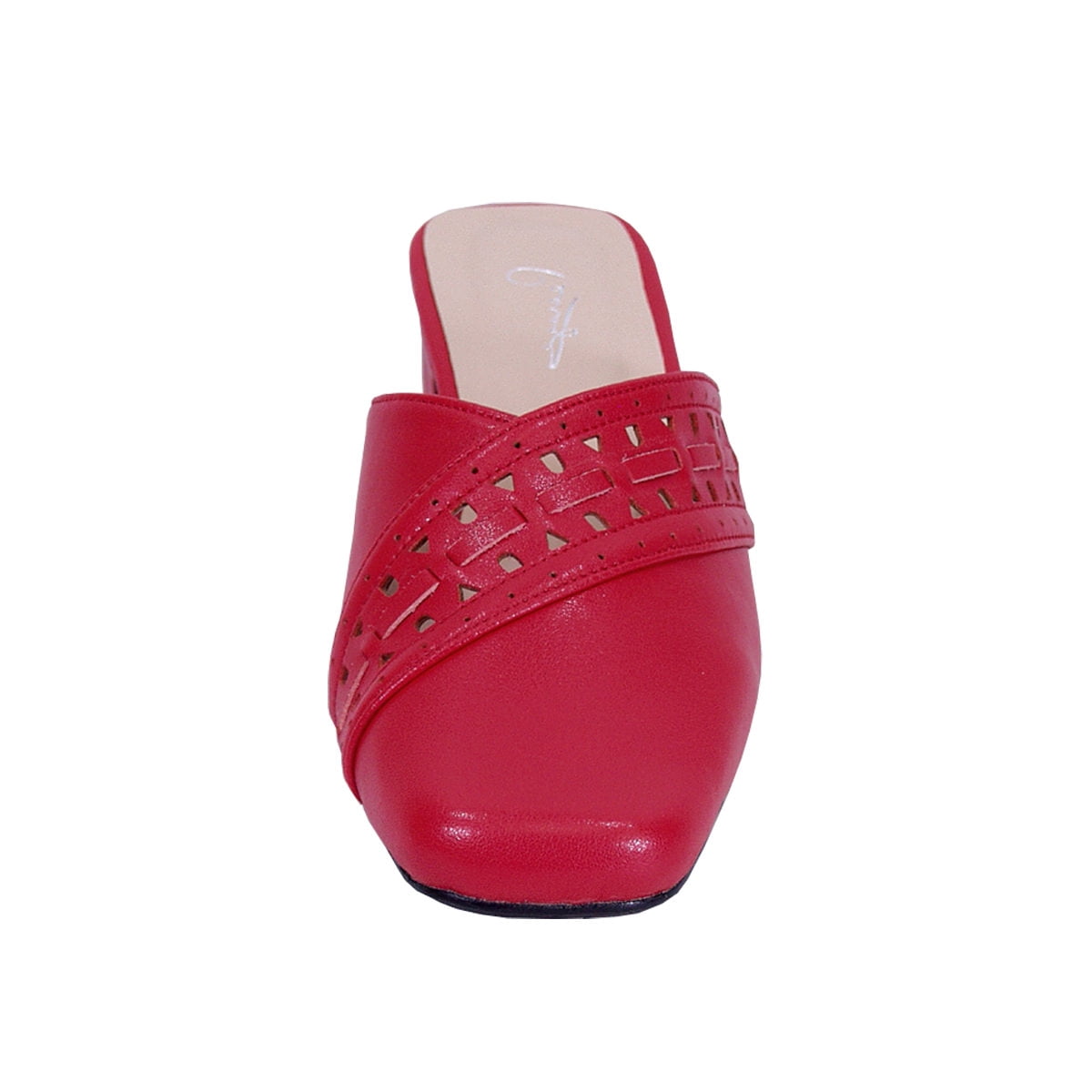 Darcie (LC9038) Women Wide Width Dress Mule RED 7
