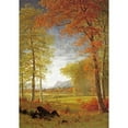 thumbnail image 3 of Bierstadt, Albert 11x14 Black Modern Framed Museum Art Print Titled - Autumn In America, Oneida County, New York, 3 of 5