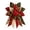 A, variant on MInHoues DIY Patchwork Flower Wreath Kit, Christmas Snowman Rustic Hanging Wreath for Front Door Wall Decor, Embroidered Fabric Winter Home Porch Display Craft Set, 7.87 In