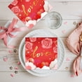 thumbnail image 5 of Valentines Day Gifts Fmlxio Valentine's Day Colored Printed Napkins Party Napkins Party Ambiance Napkins Disposable Napkins Savings Up to 30% off, 5 of 6