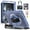 Gray, variant on for iPad Air 11 Inch 2024 Rugged Case, 360 Rotating Hand Strap Stand/Pencil Holder/Adjustable Crossbody Strap, [2 In 1] Protective for iPad Pro 11 2022/2021/2020/2018/Air 4/Air 5, Black