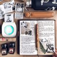 thumbnail image 4 of Riwcyla Pocket Printer Portable Thermal Printer Machine Wireless Connection 203DPI for Picture Label DIY Handcraft List Meno Notes Journal Receipt Paper Instant Sticker with 11 Roll Thermal Paper+, 4 of 6