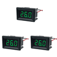 thumbnail image 1 of DC0-30V 2 cables Digital Panel pantalla LED medidor voltaje voltímetro probador () verde, 1 of 8