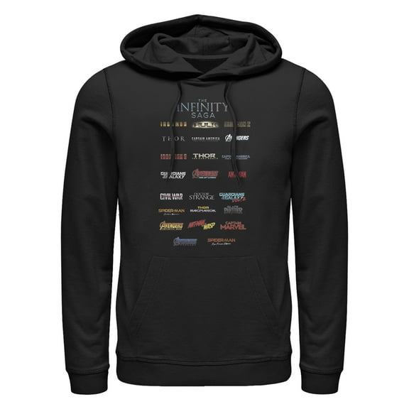 Men's Marvel Infinity Saga Logos Pull Over Hoodie