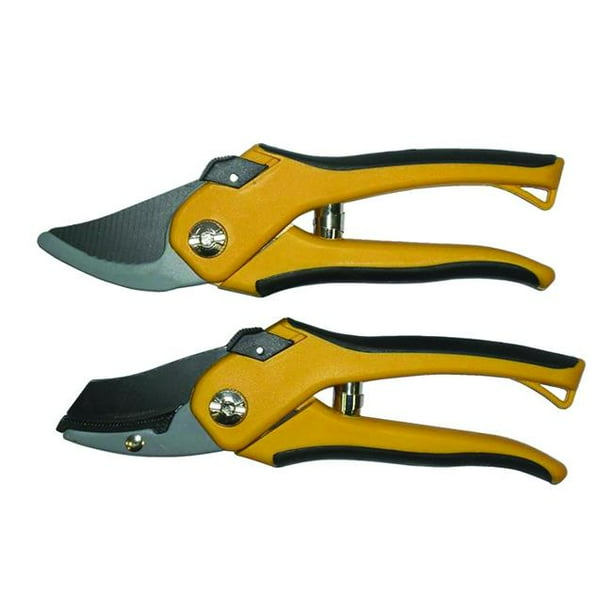 8 in. Anvil & Bypass Pruners, Yellow & Black 2 Piece Walmart.ca
