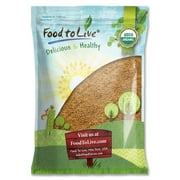 Food To Live  Certified Organic Whole Golden Flaxseed (Raw, Non-GMO, Bulk Flax Seed) (8 Pounds)