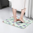 thumbnail image 4 of Colorful Dinosaur Assortment Flannel Non Slip Door Rugs,Washable Door Mats Indoor,Decorative Door Mats,Dirt-Resistant and Absorbent Doormat for Entrance,Bedroom,Kitchen,Bathroom,23.5"x16", 4 of 5