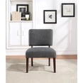 thumbnail image 3 of Jasmine Accent Chair in Charcoal Fabric, 3 of 8