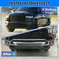 thumbnail image 3 of Heavy Duty Steel Front Bumper for 2025 Ram 1500,Full Width Front Bumper with Side Wings B & Bull Bar B, 3 of 11