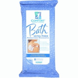 Sage Rinse-Free Bath Wipe, Pack of 8