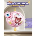 thumbnail image 7 of YUANAO Baby Crib Mobile Toys with Music and Lights, Mobiles for Cribs, Baby Mobile Arm Toys Hanging for Girls, Boys, Bassinets Nursery Musical Portable Mobile Clip On(Pink), 7 of 7