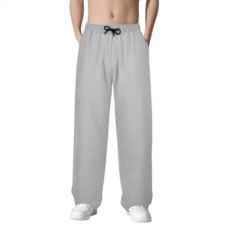 Mens wide leg athletic pants sale