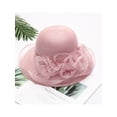 thumbnail image 2 of Txlixc Kentucky Flower Sombrero para el sol Sombrero de verano de maíz ancho para mujer para boda, fiesta, iglesia, vacaciones Txlixc  moda, 2 of 2