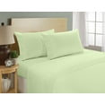 thumbnail image 1 of Hôtel Luxueux, 1800 Series, Ensemble de Draps 4 Mcx Branche (Double, Vert), 1 of 2