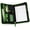 Green, variant on Junior Business Padfolio - A5 PU Leather Portfolio Binder & Zippered Binder Folder with 5 x 8 Writing Pad and Interior Storage Pocket Executive Business Organizer for Men Women,Green